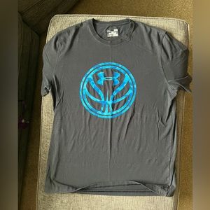 Under Armour black loose fit heat gear T shirt, size L (Men’s)